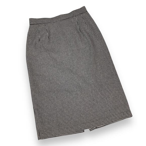 Vintage wool houndstooth pencil skirt by SAG HARBOR - Picture 6 of 16